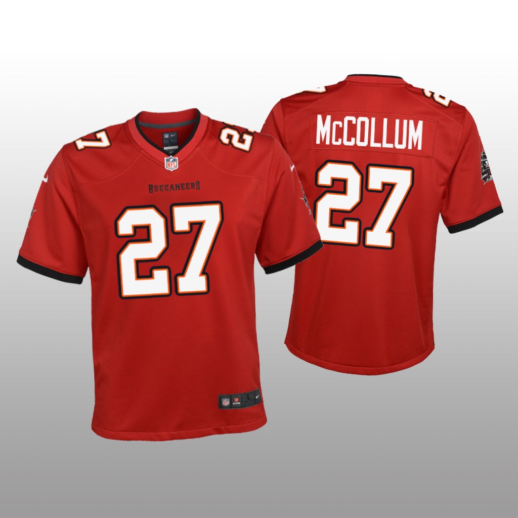 Tampa Bay Buccaneers Zyon McCollum Red Jersey Game - Youth