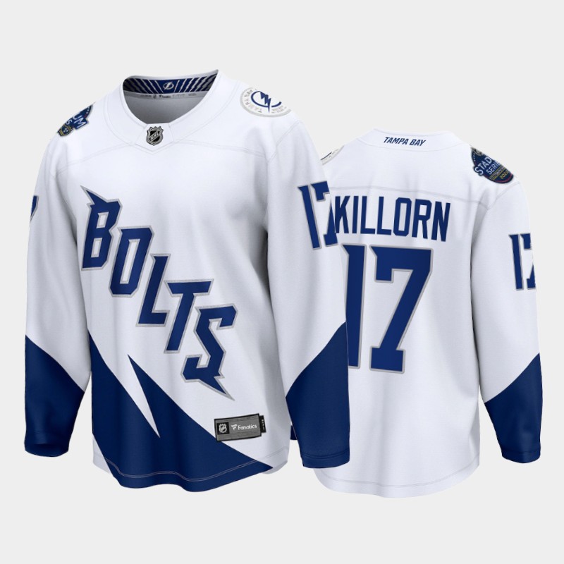 Tampa Bay Lightning #17 Alex Killorn White 2022 Stadium Series Fanatics Jersey