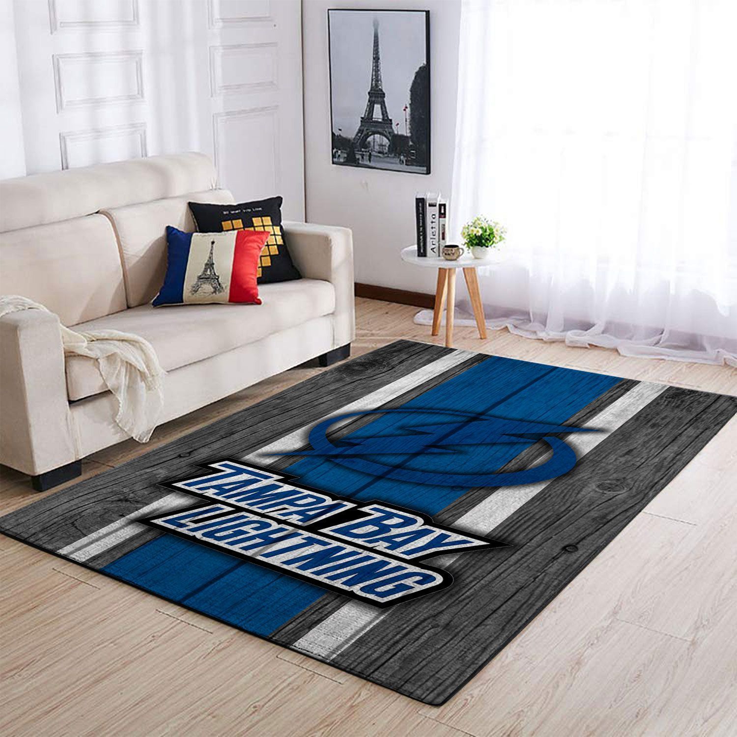 Tampa Bay Lightning Living Room Area Rectangle Rug