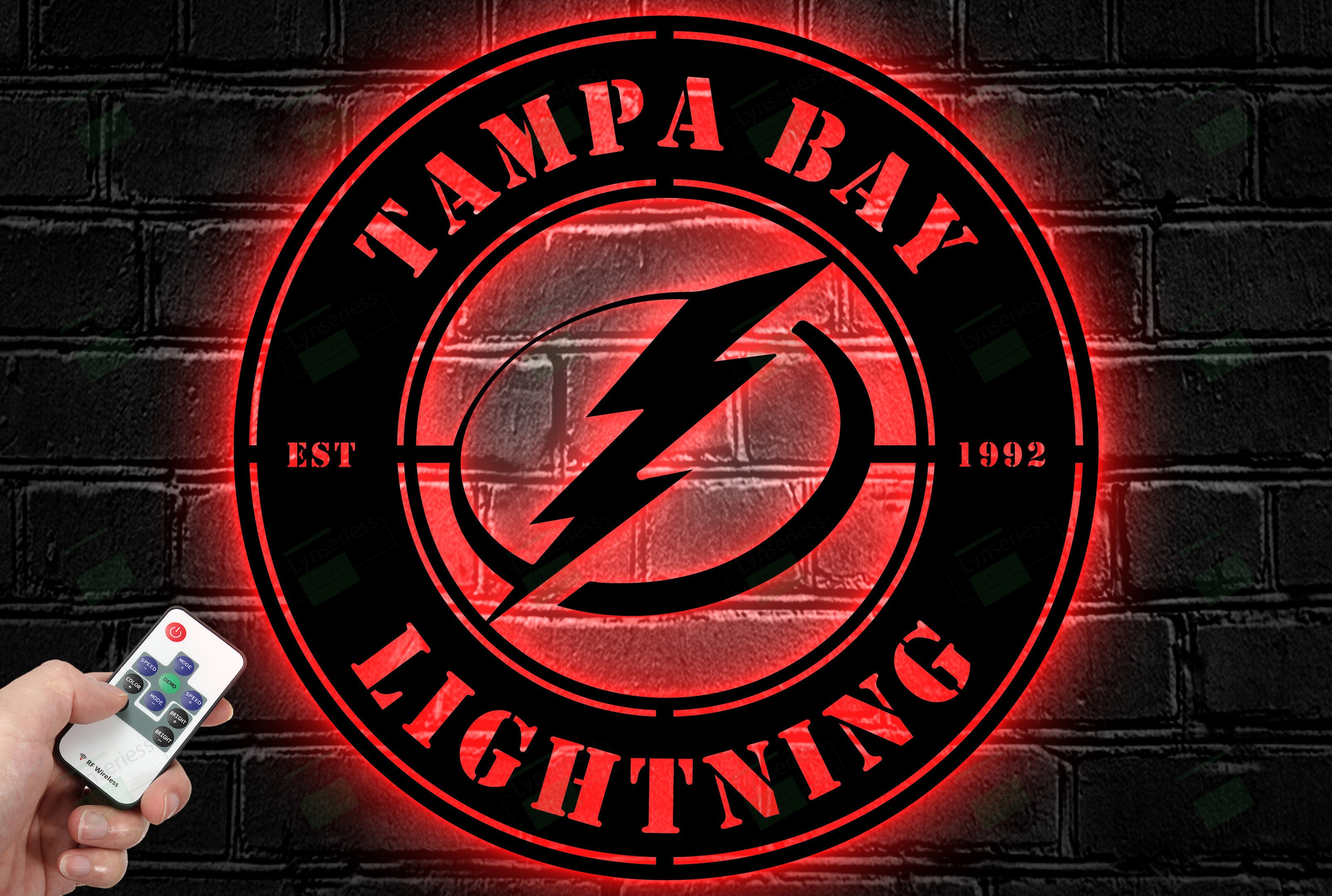 Tampa Bay Lightning Metal Sign – Led Light Sign NHL