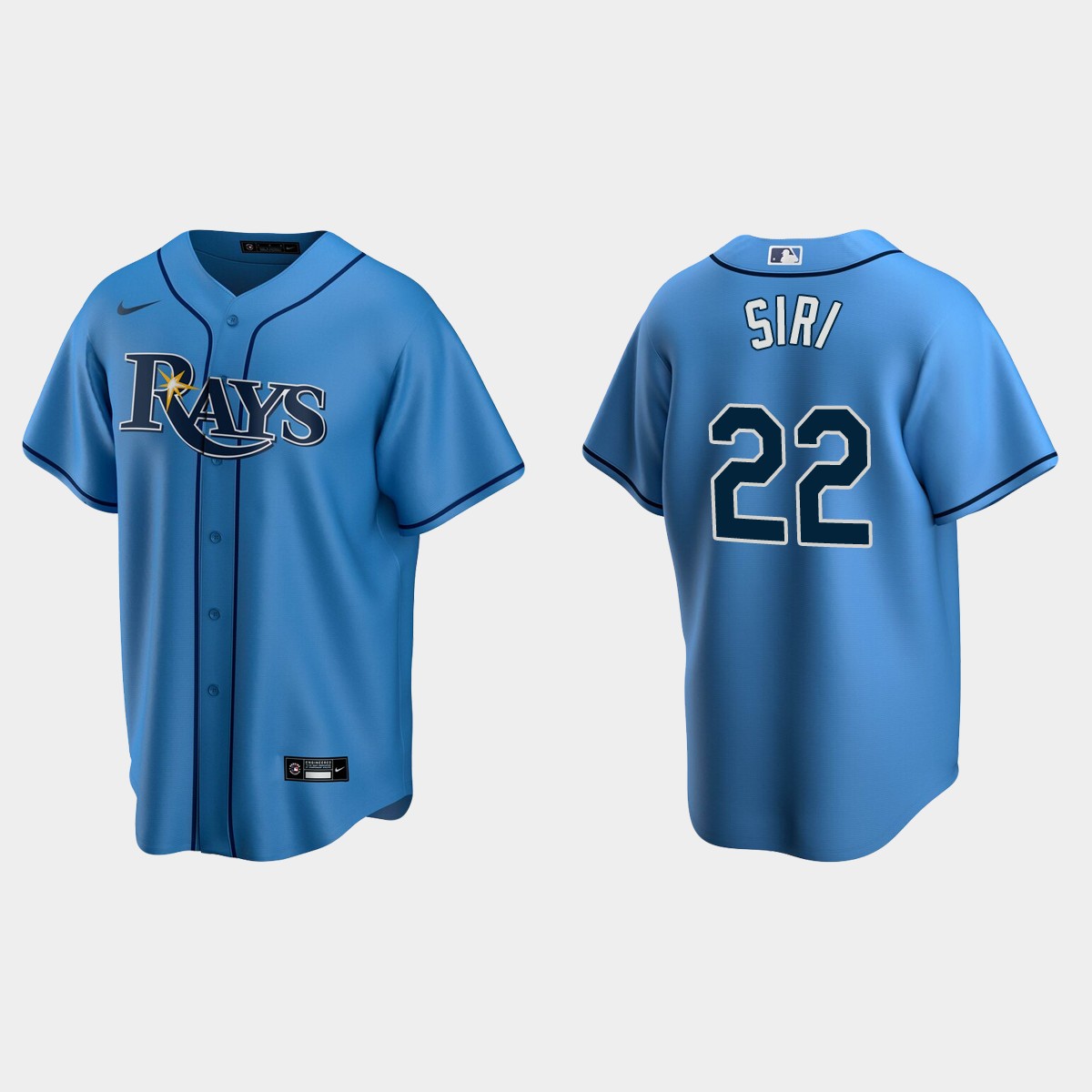 Tampa Bay Rays Jose Siri Alternate Jersey - Light Blue