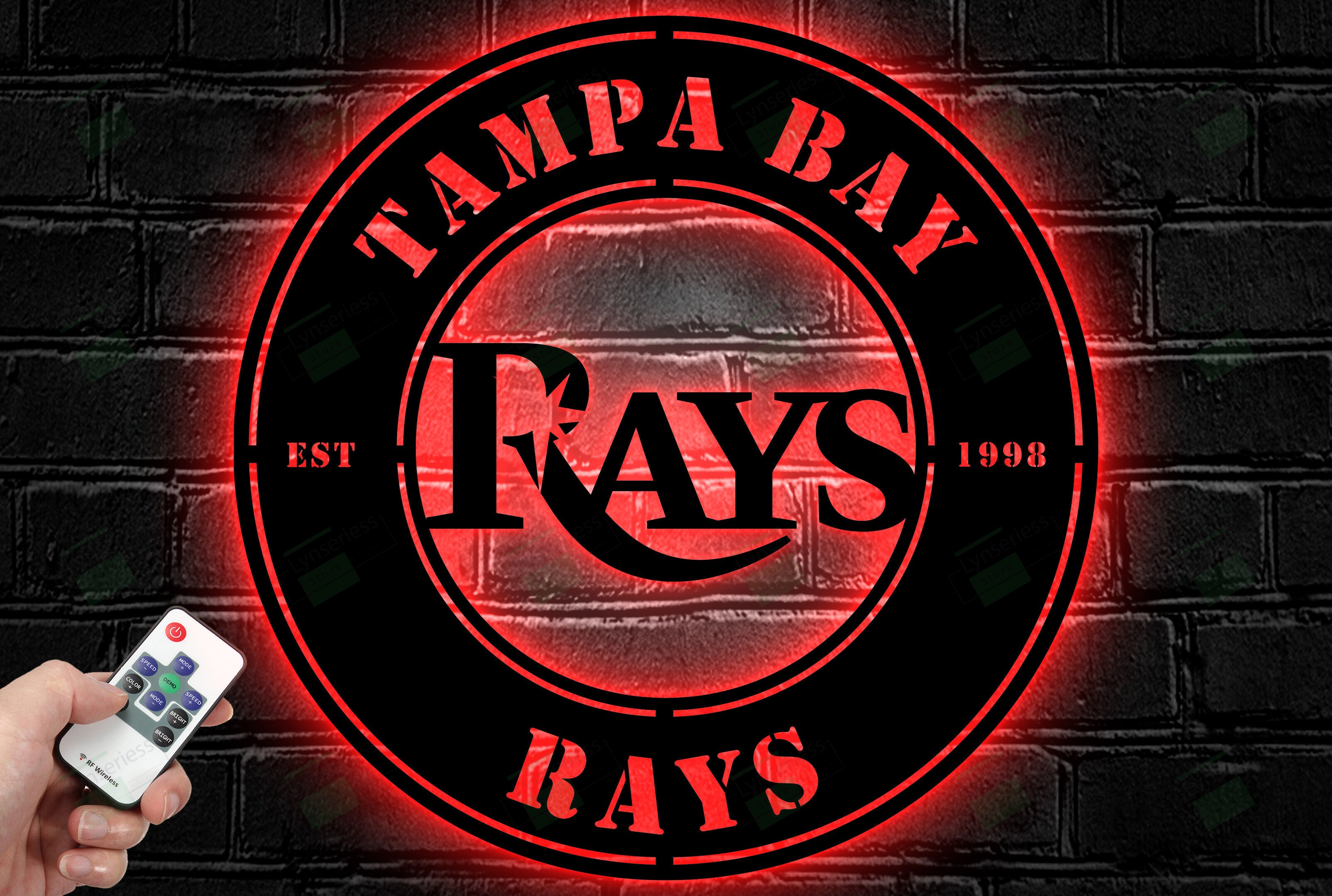 Tampa Bay Rays Metal Sign – Led Light Sign MLB