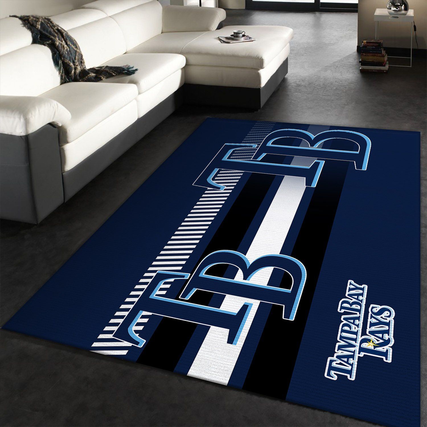 Tampa Bay Rays Rectangle Rug – Custom Size And Printing