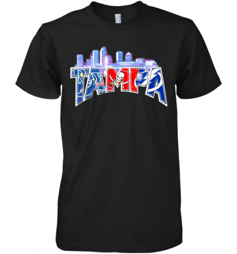 Tampa Sports Team Tampa Bay Rays Tampa Bay Lightning Tampa Bay Buccaneers Los Angeles City Premium T-Shirt