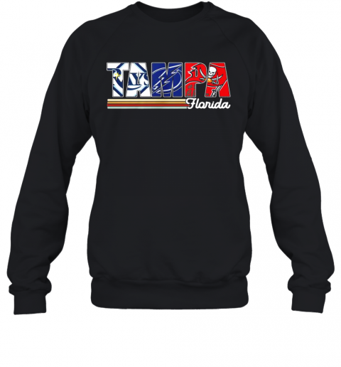 Tampa Tampa Bay Rays Tampa Bay Lightning Tampa Bay Buccaneers Florida Vintage Sweatshirt