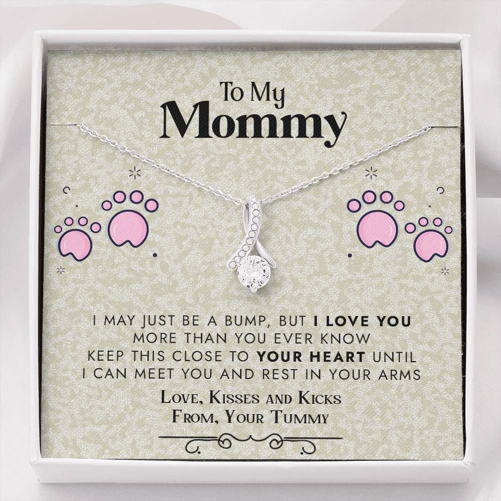 Tan Gift For Mom Alluring Beauty Necklace Until I Can Meet You