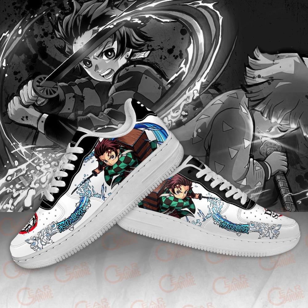 Tanjiro And Zenitsu Sneakers Breathing Form Demon Slayer Anime Shoes