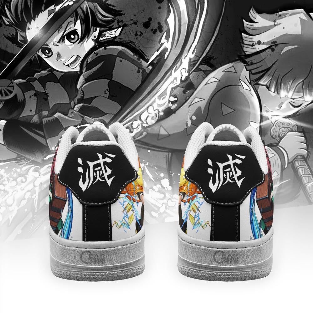 Tanjiro And Zenitsu Sneakers Breathing Form Demon Slayer Anime Shoes