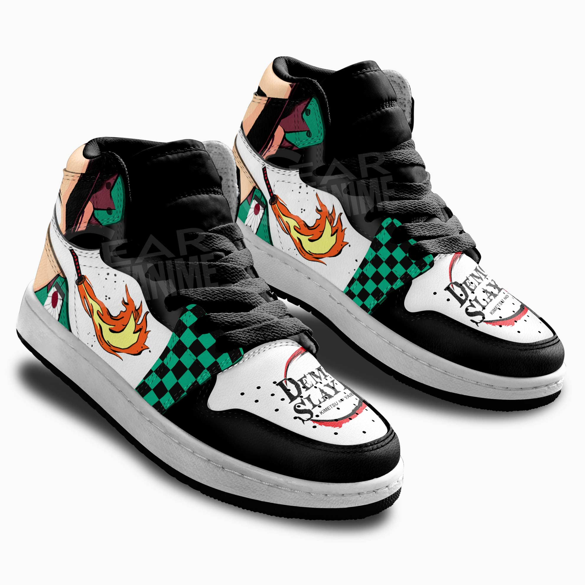Tanjiro Kids Sneakers Demon Slayer Anime Kids Shoes