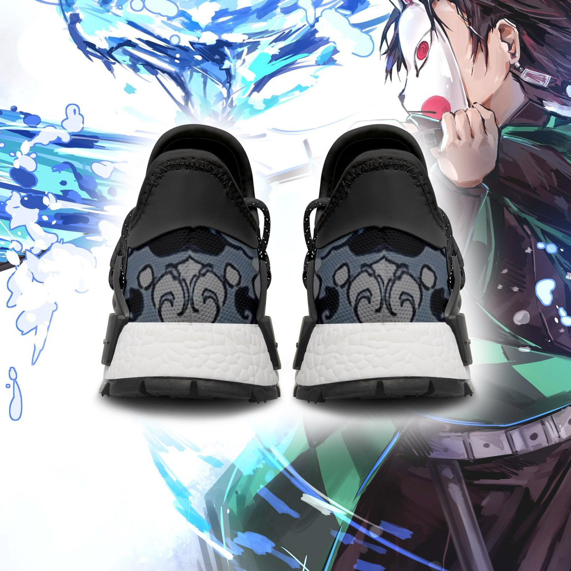 Tanjiro NMD Shoes Water Breathing Demon Slayer Anime Sneakers, NMD Shoes