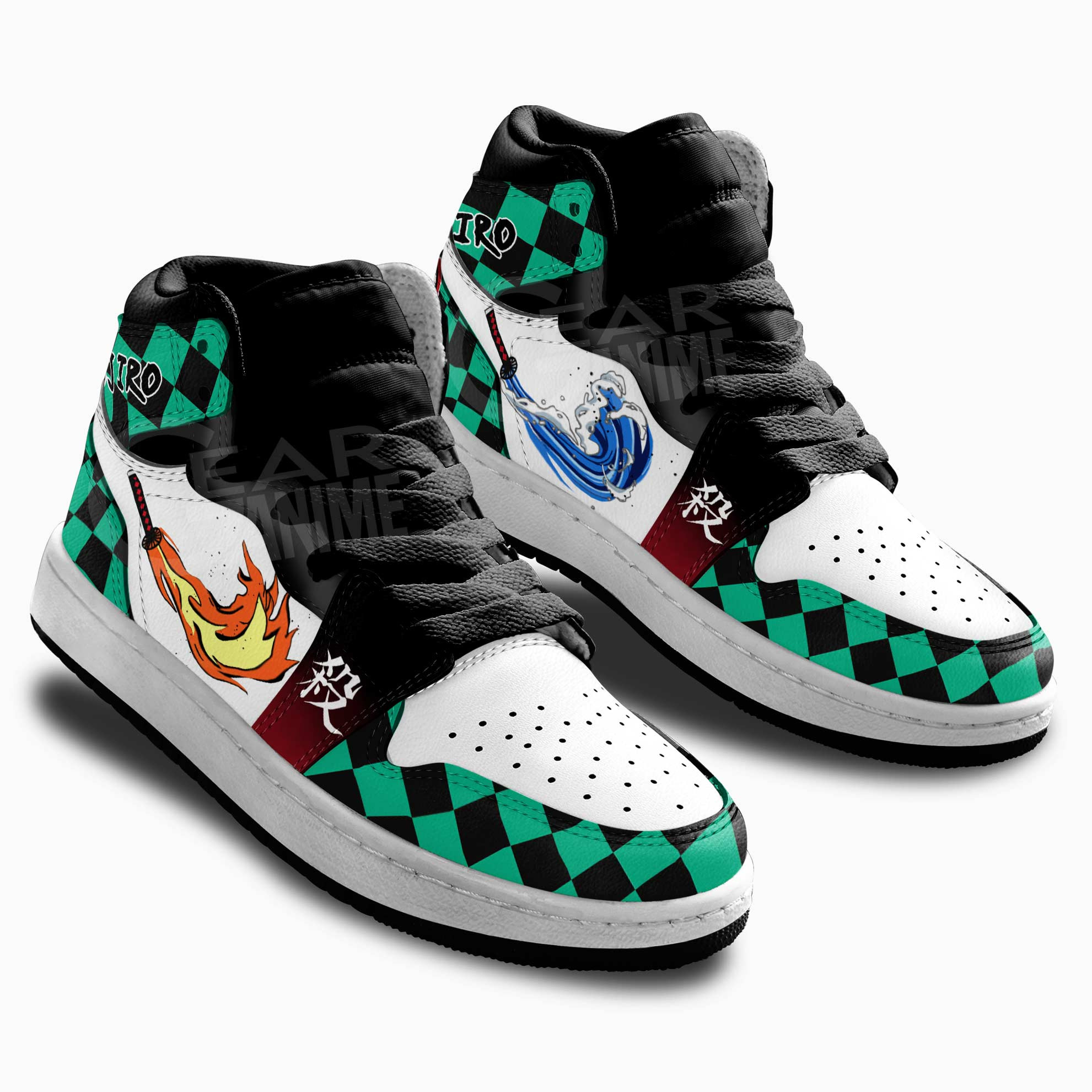 Tanjiro Skills Kids Sneakers Demon Slayer Anime Shoes For Kids
