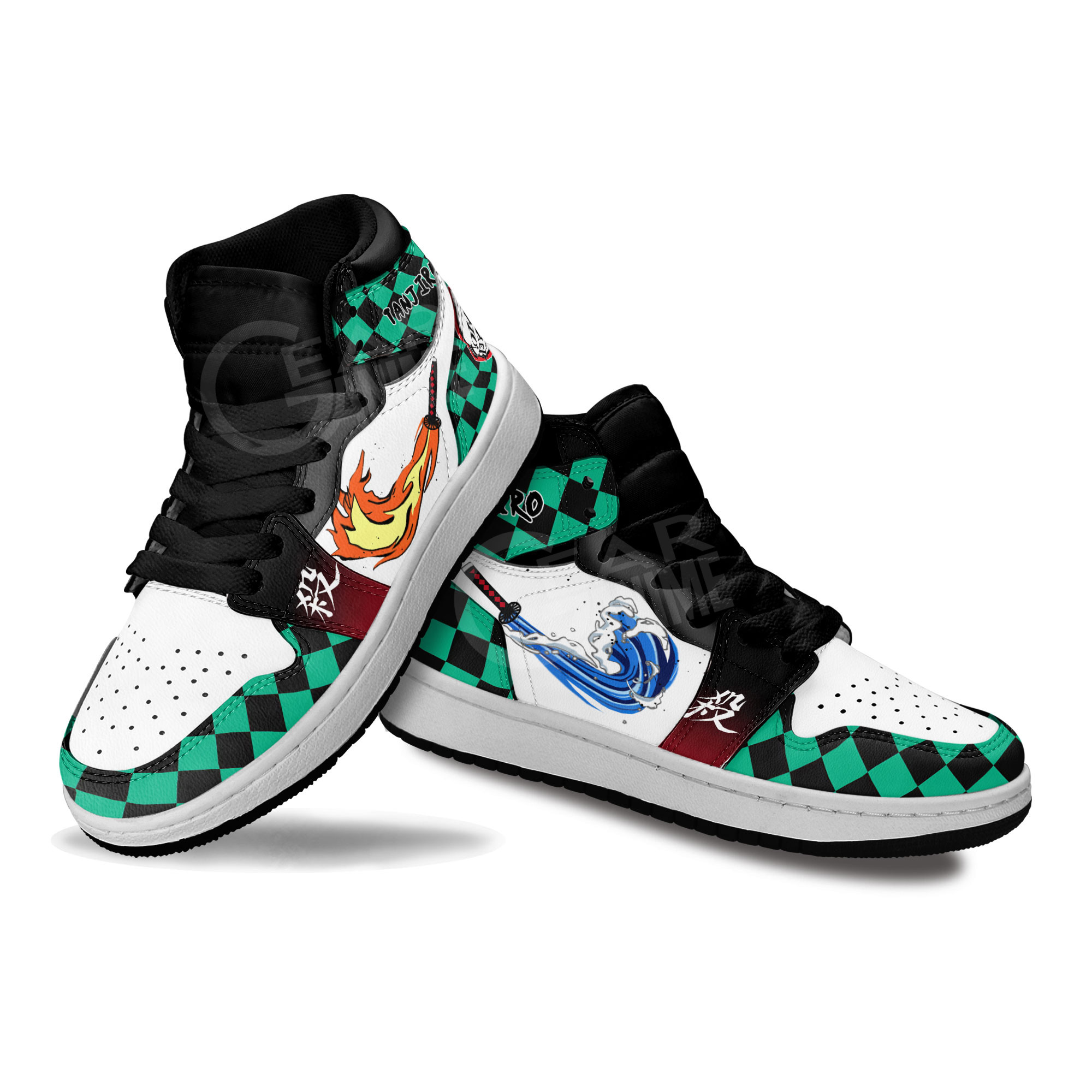 Tanjiro Skills Kids Sneakers Demon Slayer Anime Shoes For Kids