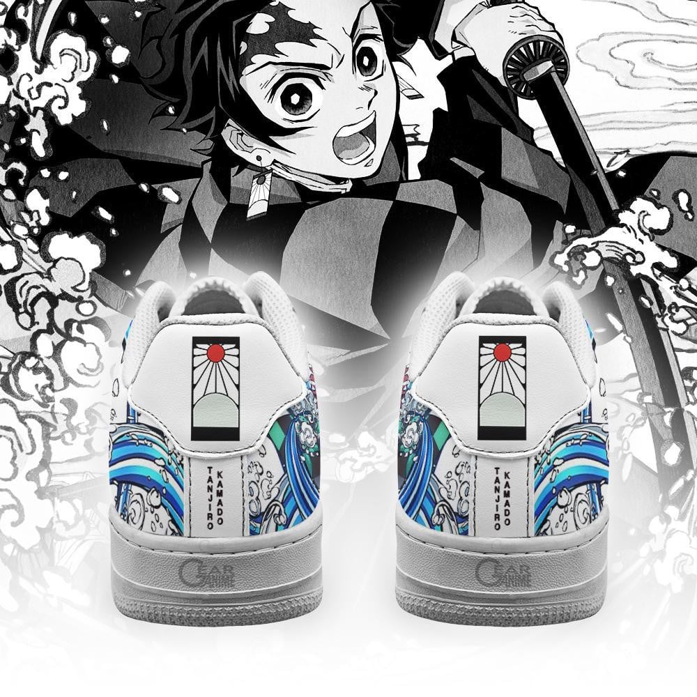 Tanjiro Water Air Sneakers Custom Anime Demon Slayer Shoes For Fans