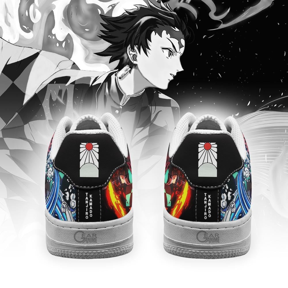 Tanjiro Water and Sun Air Sneakers Custom Demon Slayer Anime Shoes