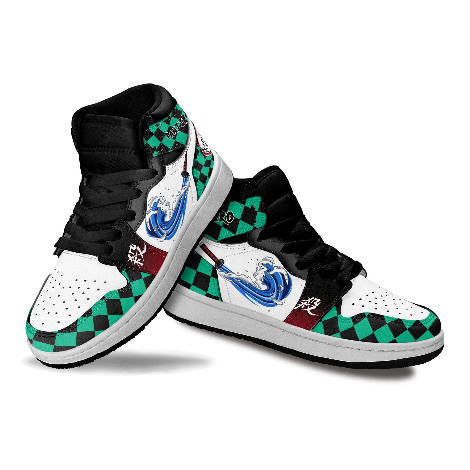 Tanjiro Water Breathing Kids Sneakers Demon Slayer Anime Shoes For Kids