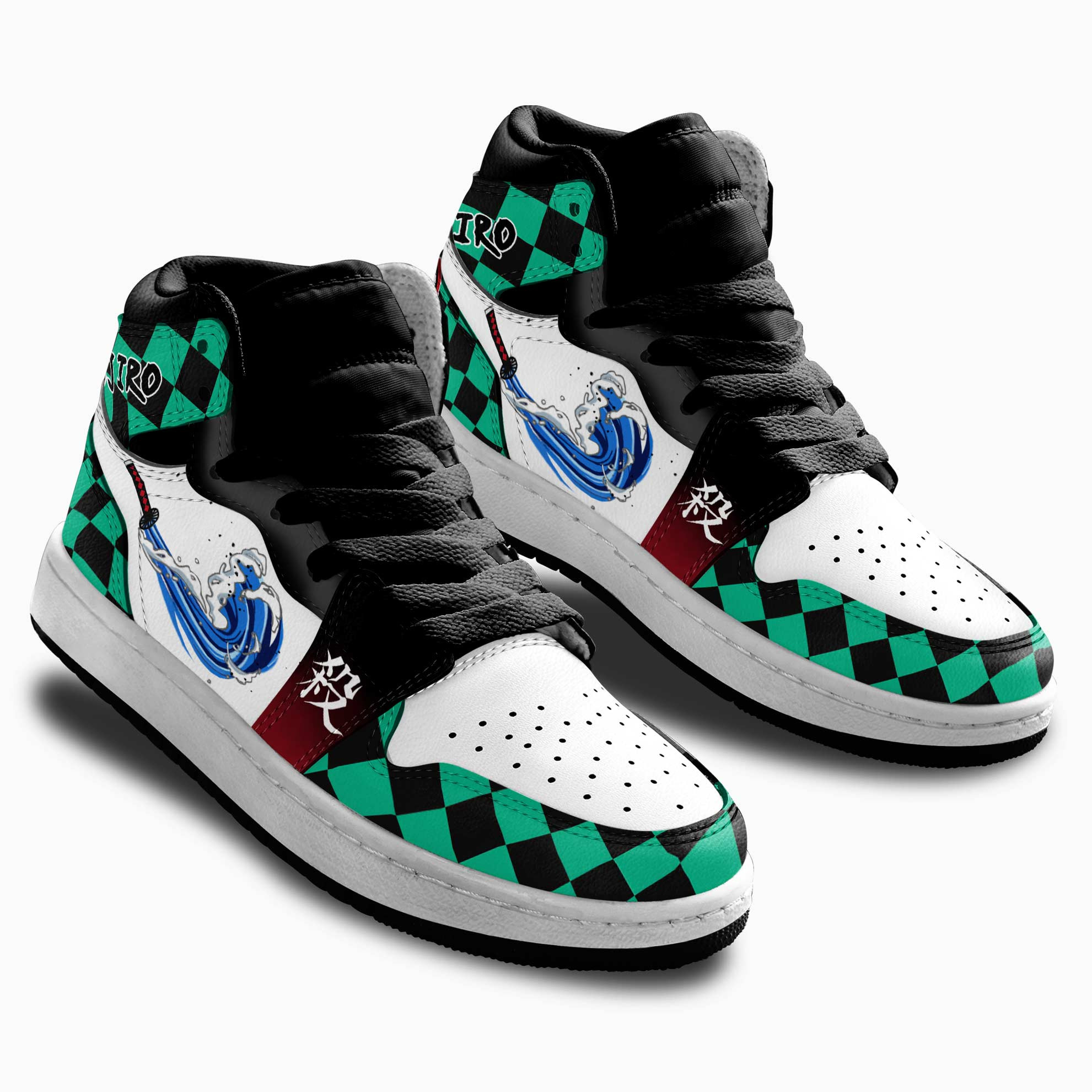 Tanjiro Water Breathing Kids Sneakers Demon Slayer Anime Shoes For Kids