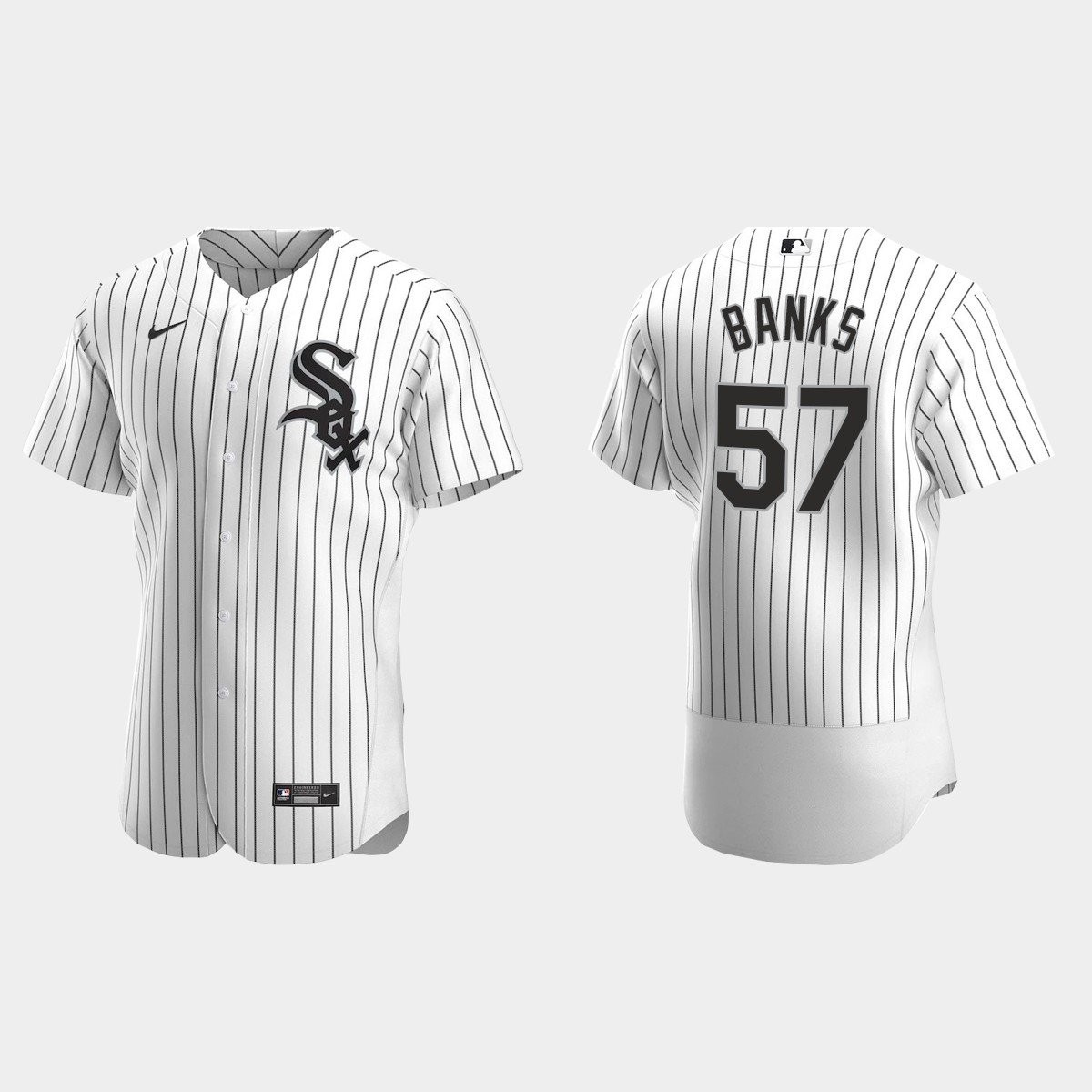 Tanner Banks Chicago White Sox Home Jersey - White