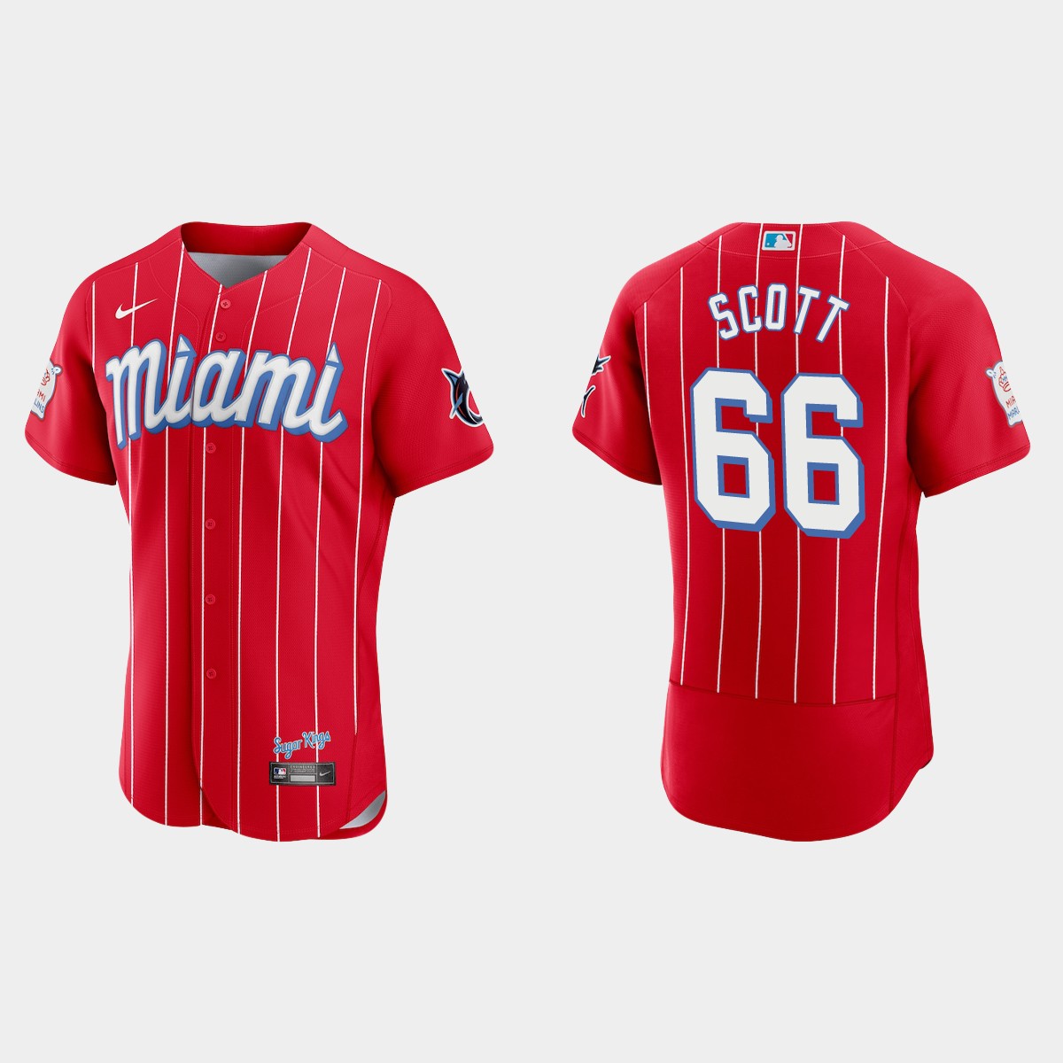 Tanner Scott Miami Marlins City Connect Jersey - Red