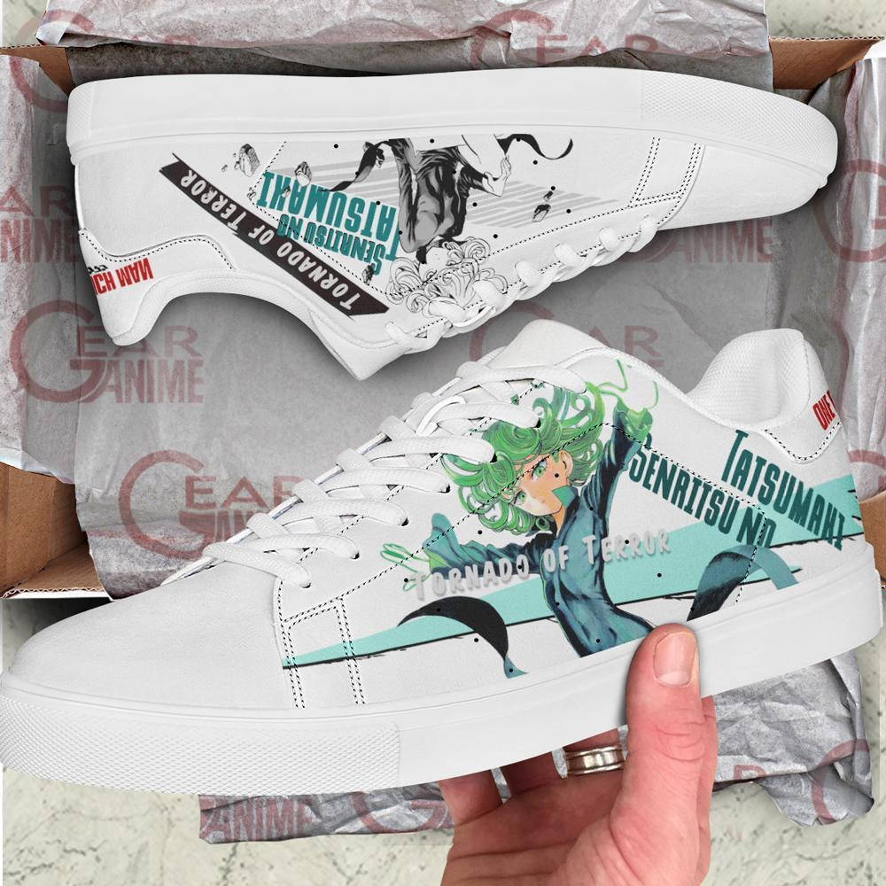 Tatsumaki Skate Shoes One Punch Man Custom Anime Shoes