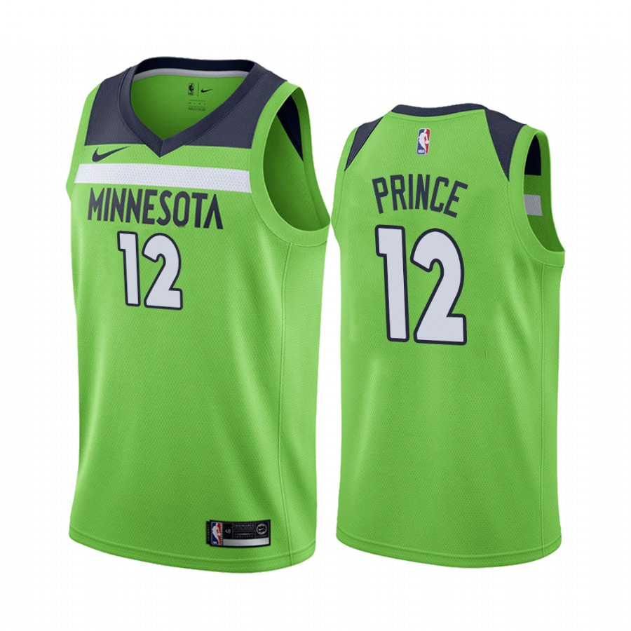 Taurean Prince Minnesota Timberwolves Green Statement Edition #12 Jersey 2021 Trade