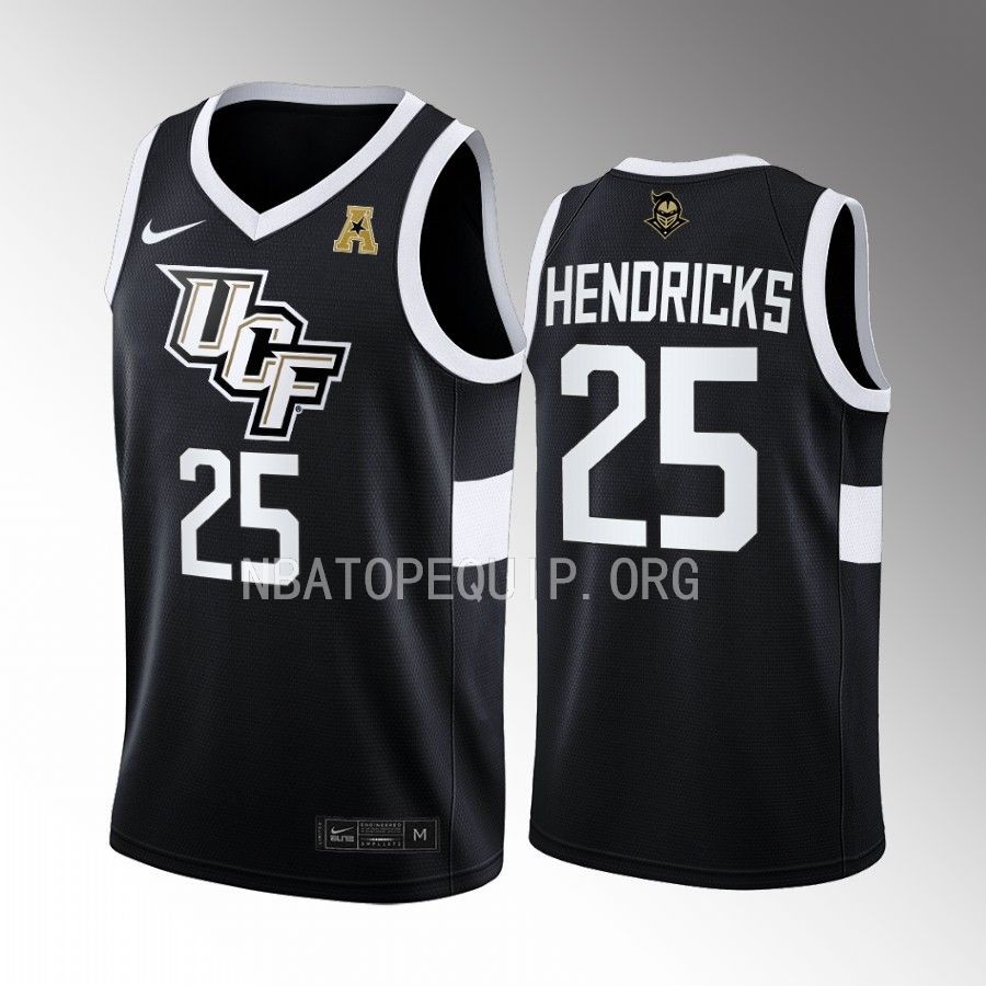 Taylor Hendricks UCF Knights Black Jersey 2022-23 College Away