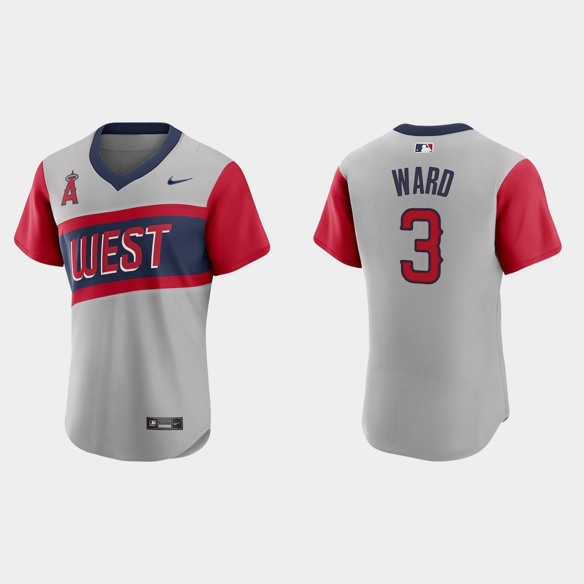 Taylor Ward Los Angeles Angels 2021 Little League Classic Road Jersey - Gray