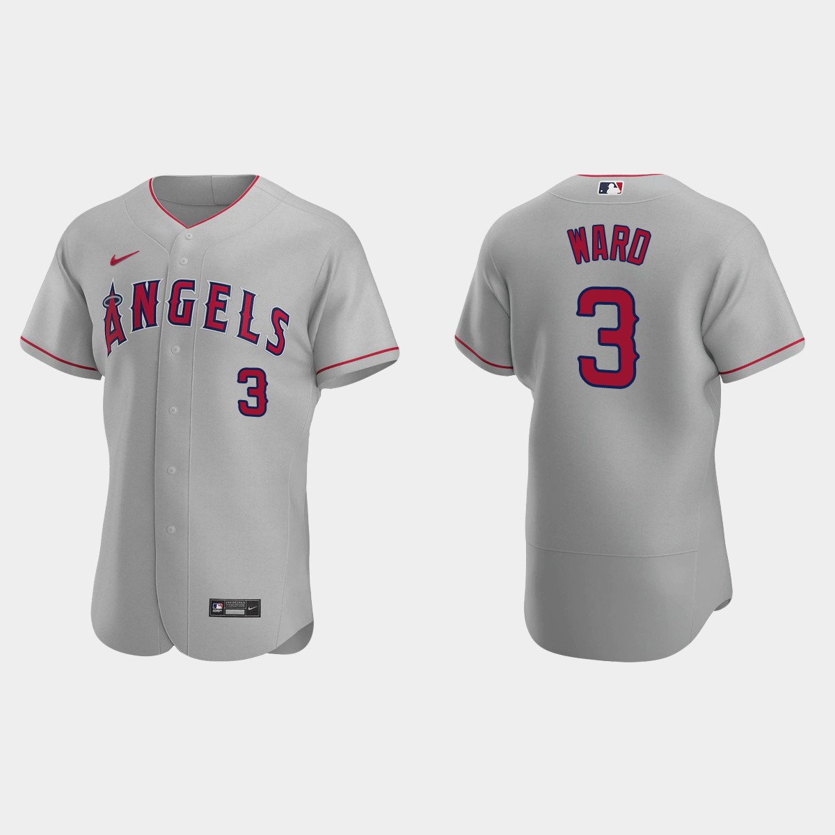Taylor Ward Los Angeles Angels Road Jersey - Gray