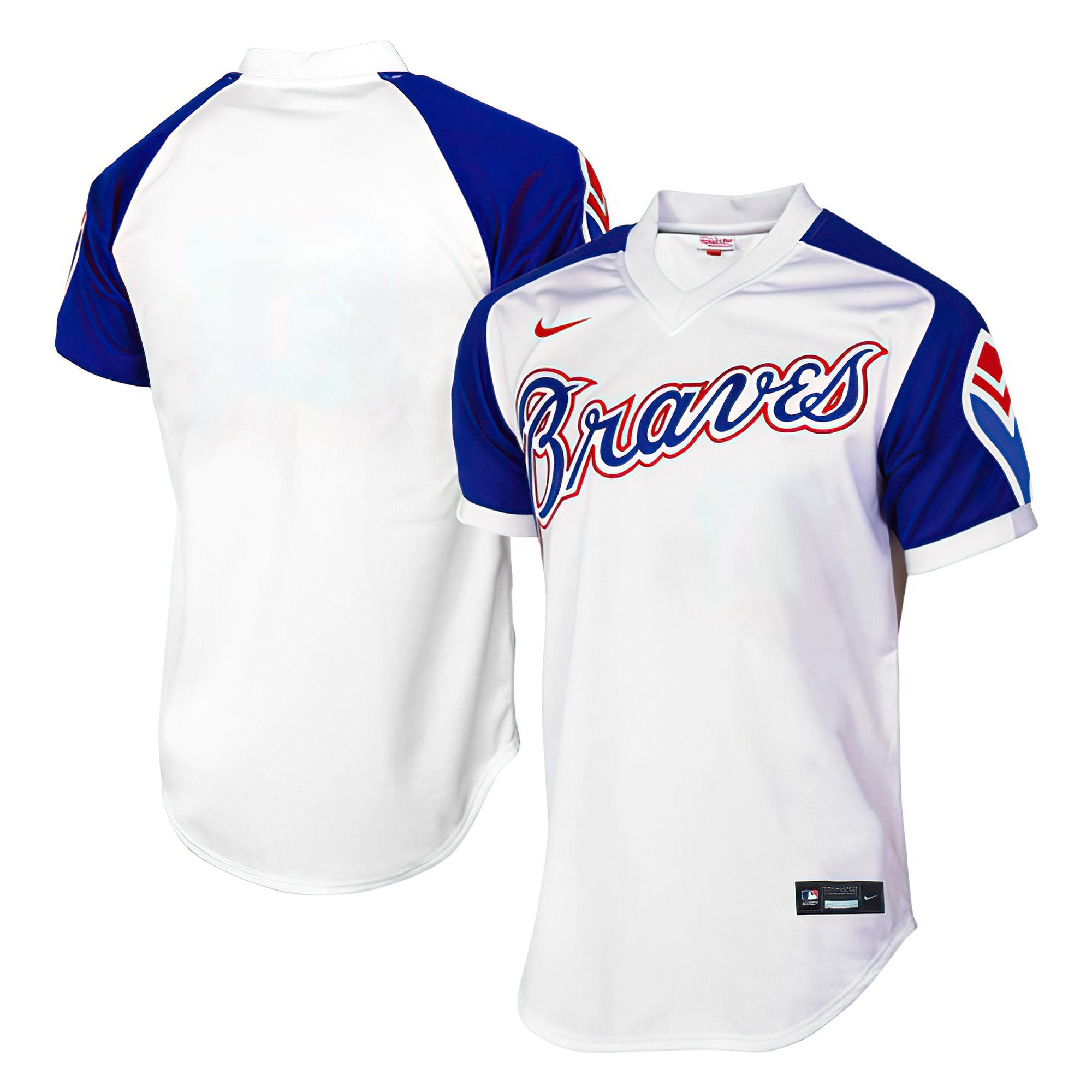 Team Men's Atlanta Braves 1974 Throwback 1974 Jersey - All Stitched