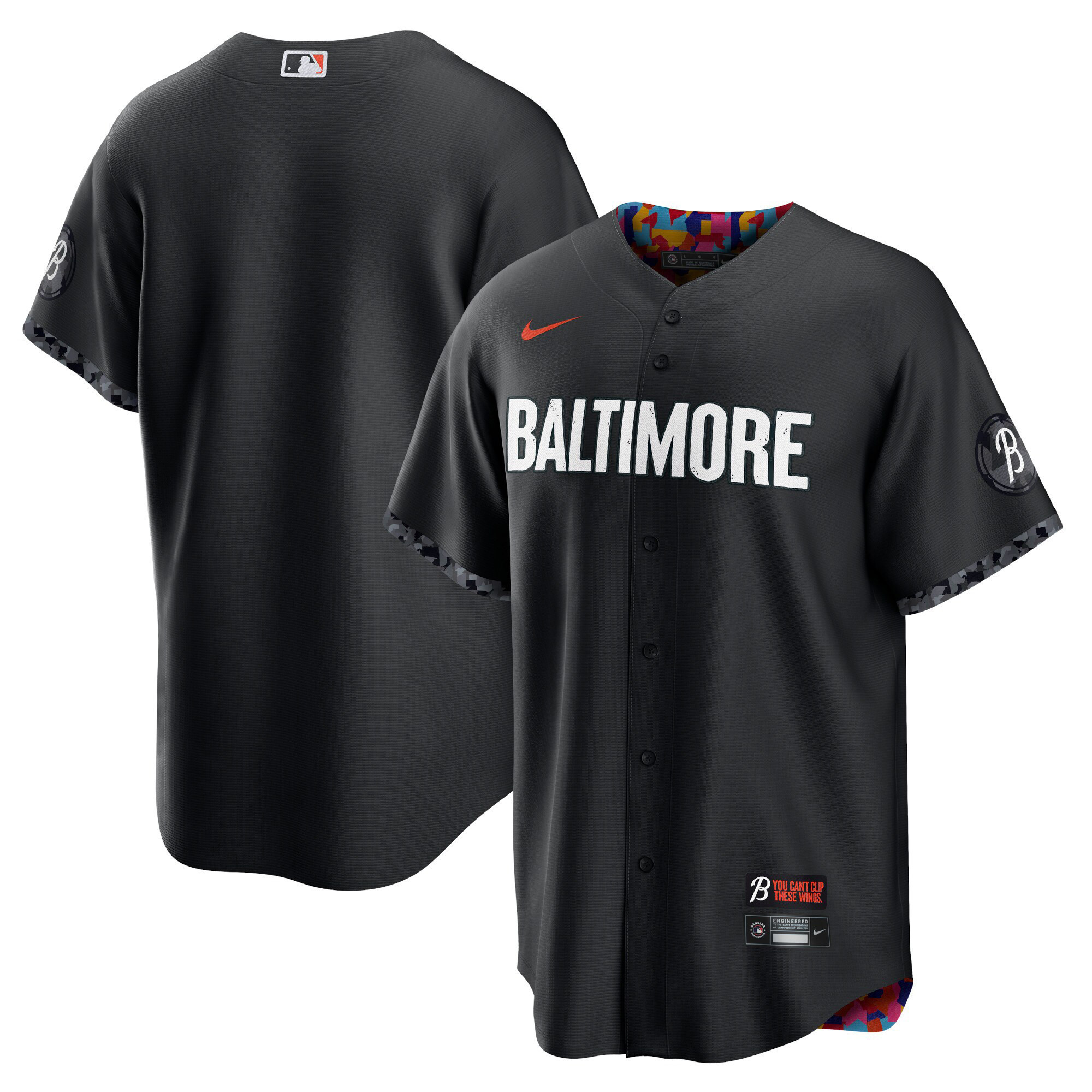 Team Men's Baltimore Orioles 2023 City Connect Cool Base Jersey - All Stitched