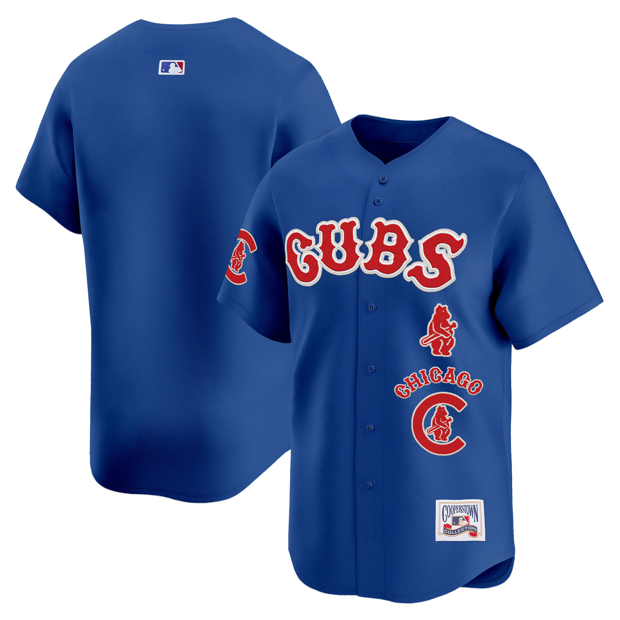 Team Men's Chicago Cubs Special Vapor Premier Limited Royal Jersey - All Stitched