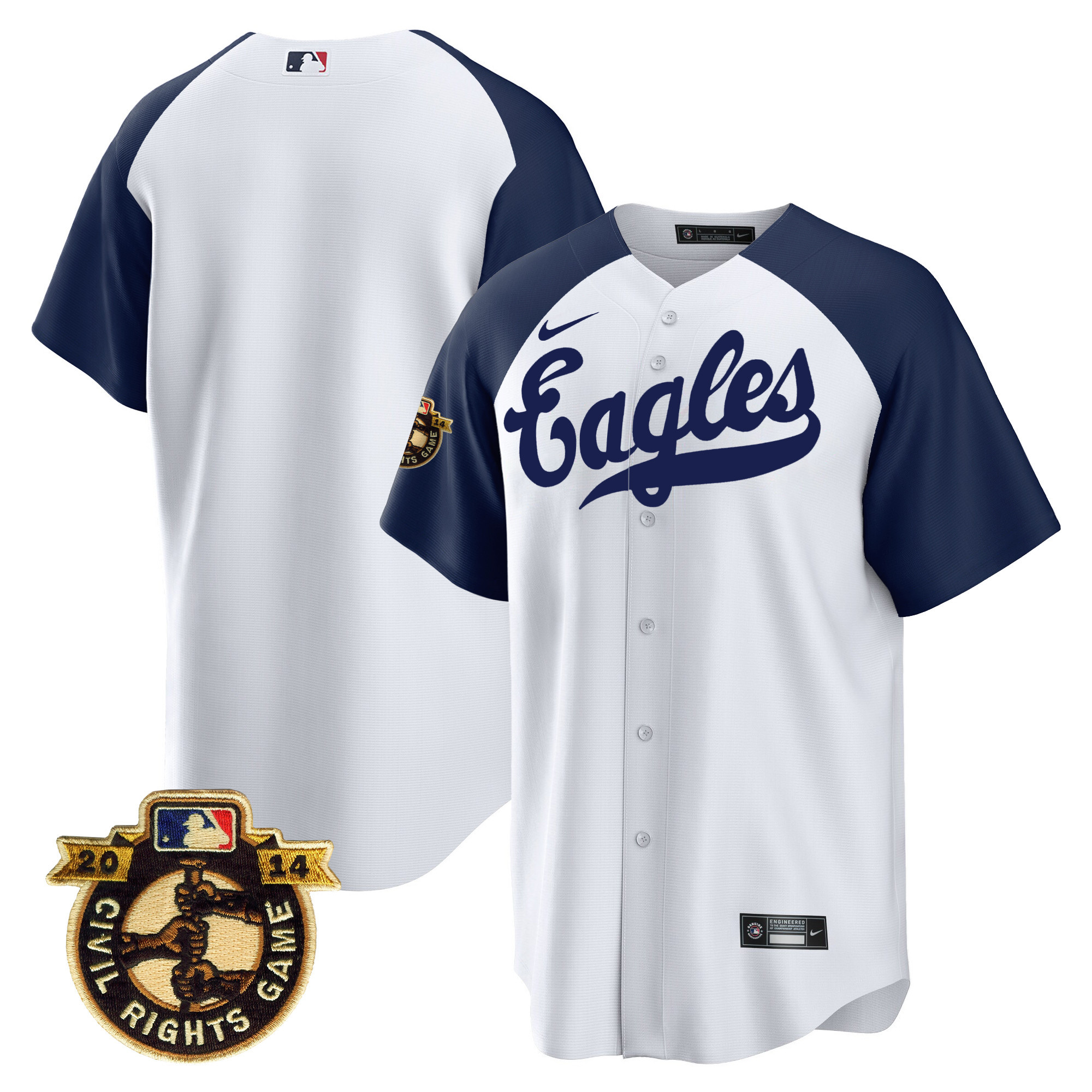 Team Men's Houston Astros Throwback 1950 Houston Eagles Alternate Jersey - All Stitched