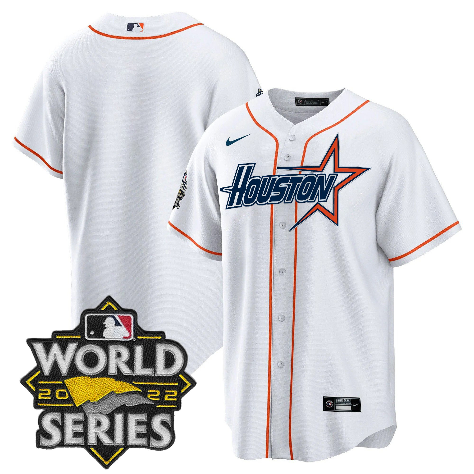 Team Men's Houston Astros World Series Black Gold Special Cool Home Jersey - All Stitched