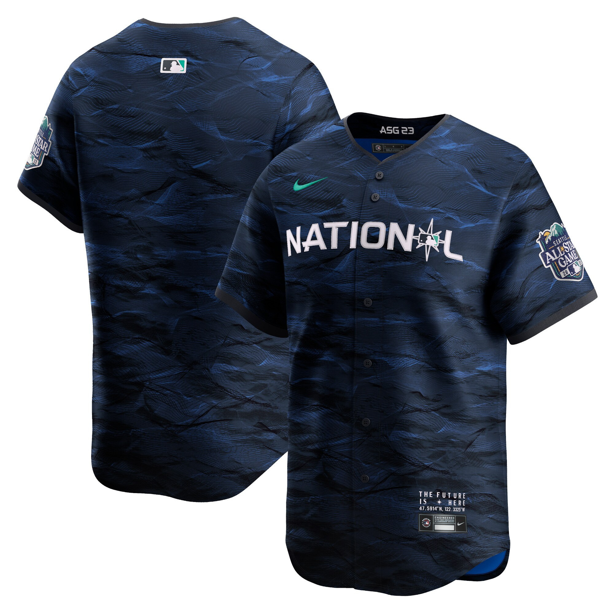 Team Men's National League 2023 All-Star Game Royal Cool Base Jersey - All Stitched