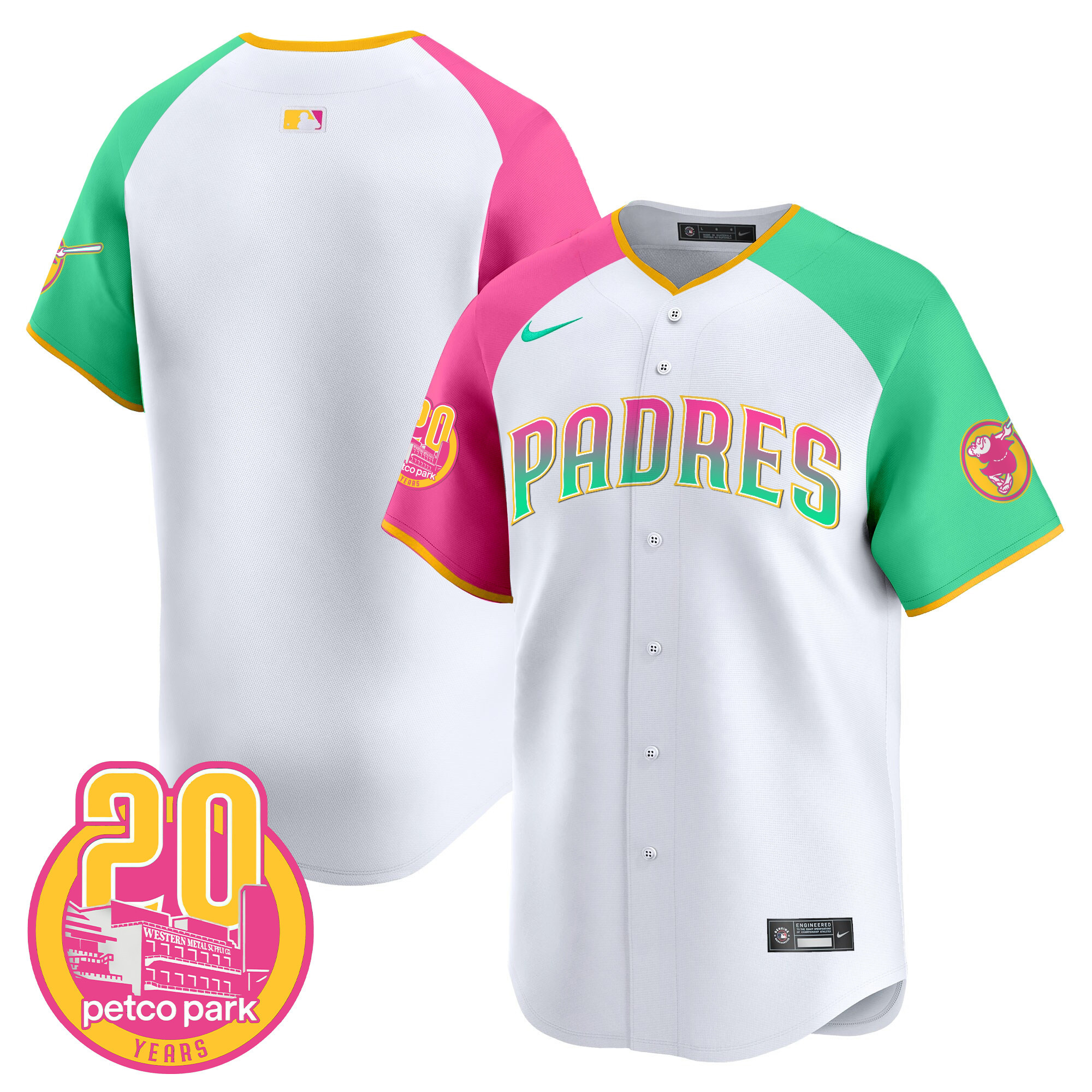 Team Men's San Diego Padres 2024 San Diego City Style Vapor Premier Limited Alternate Jersey - All Stitched