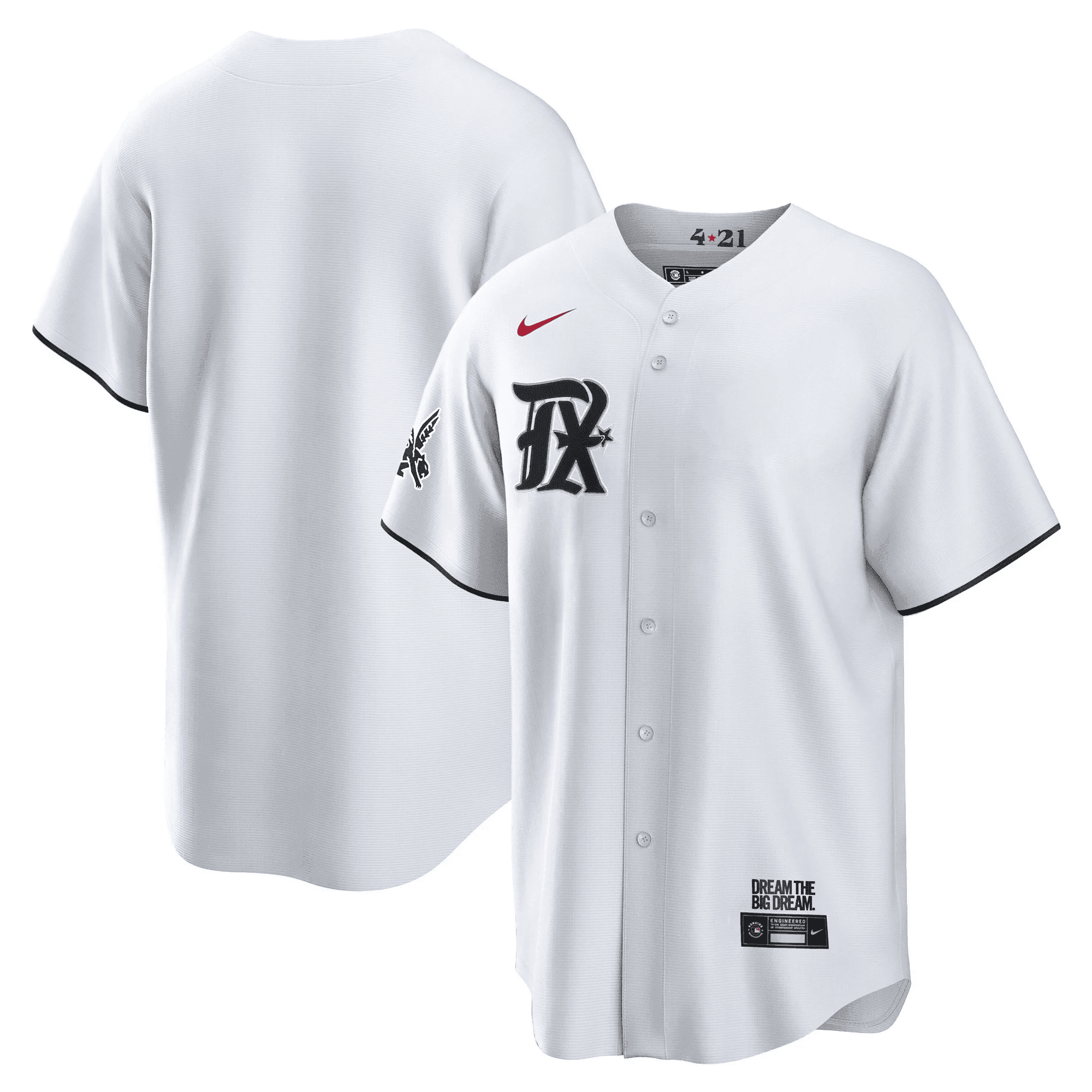 Team Men's Texas Rangers 2023 City Connect Collection V2 Cool White Jersey - All Stitched