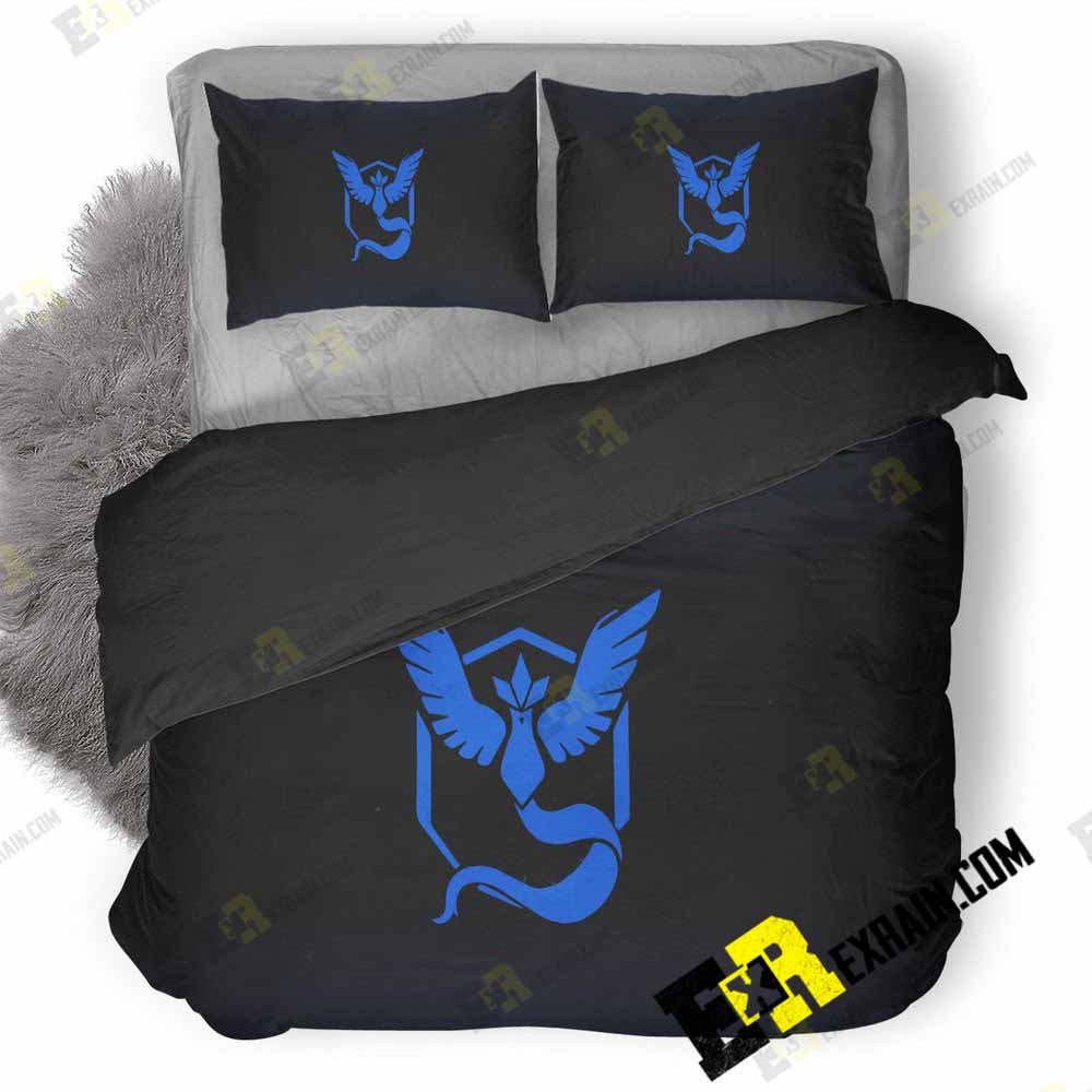 Team Mystic Pokemon Go Qhd 3D Customized Duvet Cover Bedding Set