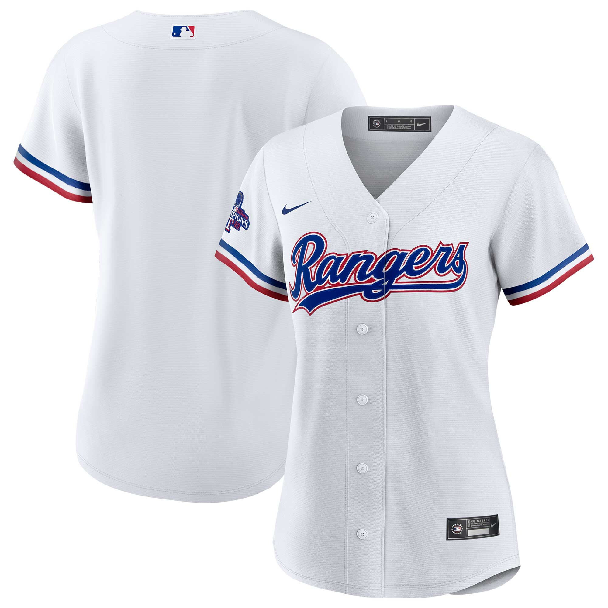 Team Texas Rangers Home 2023 World Series Champions Limited - White Jersey - All Stitched