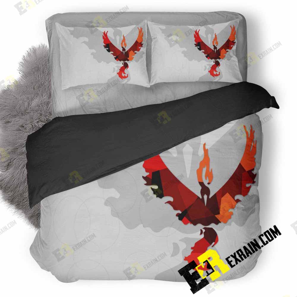 Team Valor Pokemon Go Po 3D Customized Duvet Cover Bedding Set