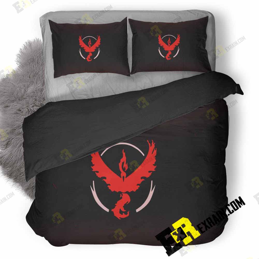 Team Valor Pokemon Go Sd 3D Customized Duvet Cover Bedding Set