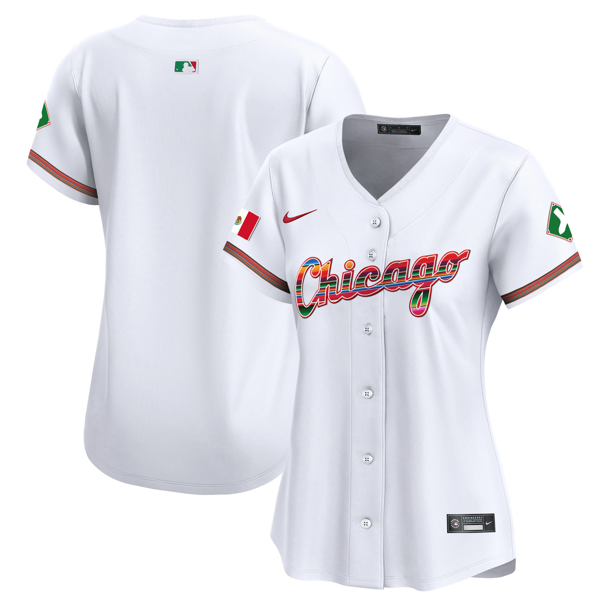 Team Women's Chicago White Sox Mexico Vapor Premier Limited V3 Jersey - All Stitched