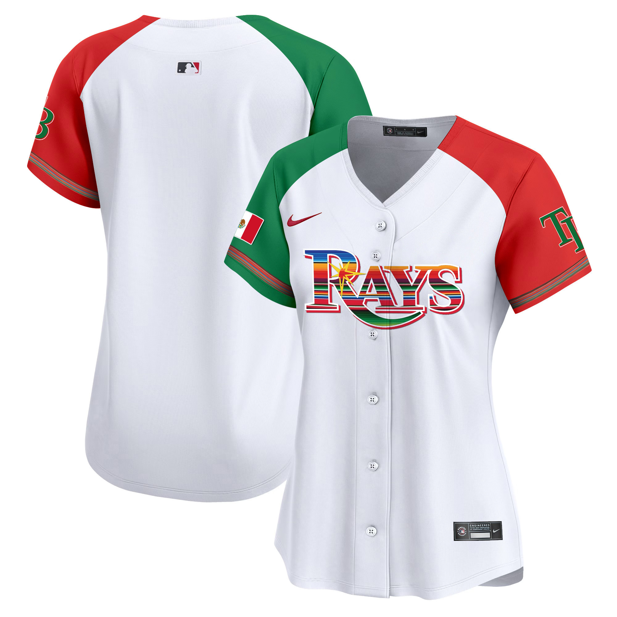 Team Women's Tampa Bay Rays Mexico Vapor Premier Limited Alternate Jersey - All Stitched