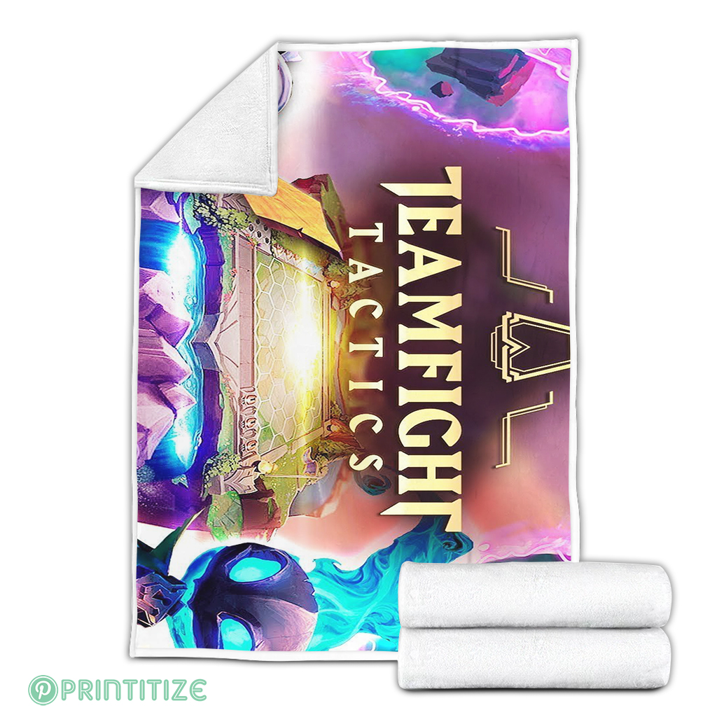 Teamfight Tactics Funny Fleece Blanket