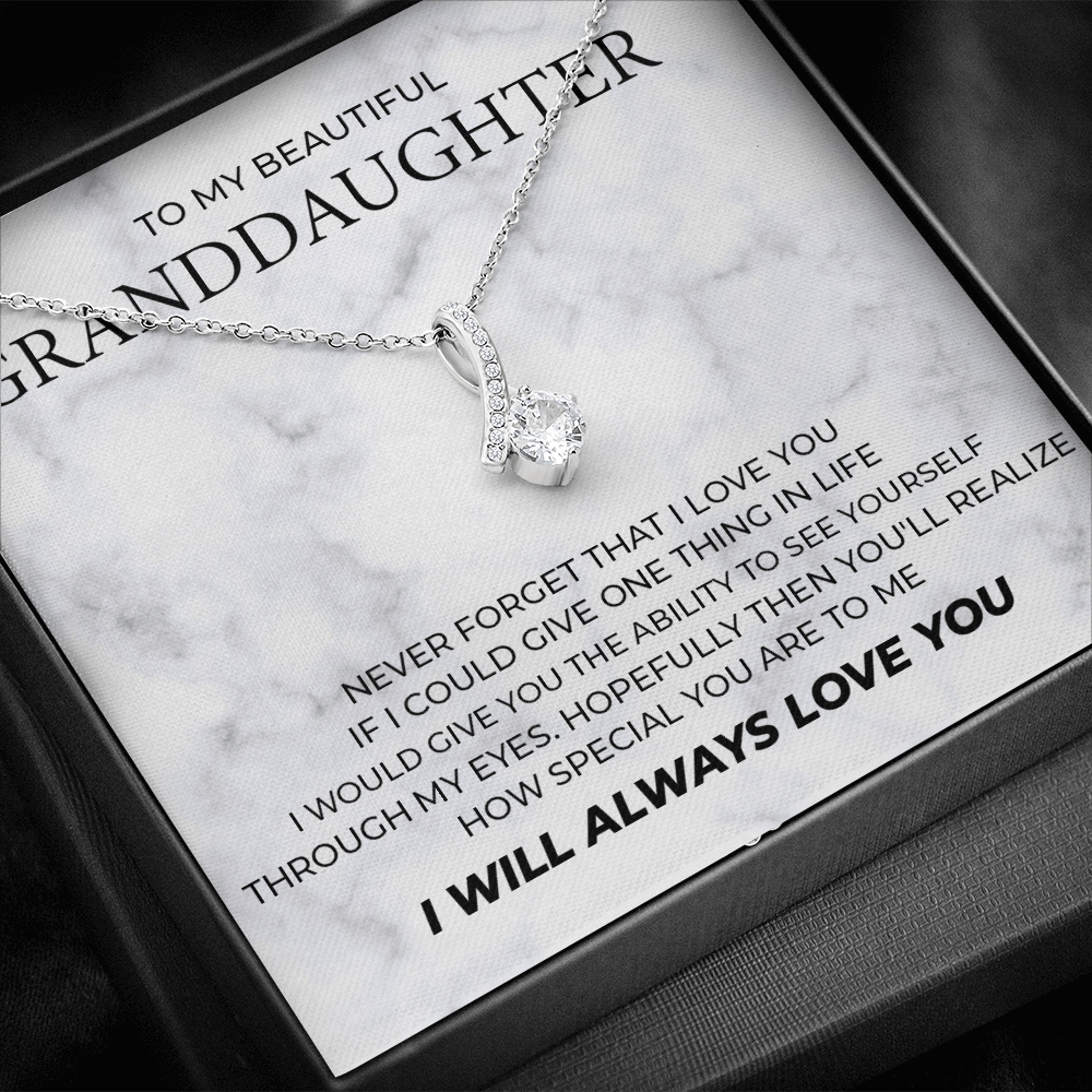 Tears came into my granddaughter eyes after reading these words – Alluring Necklace