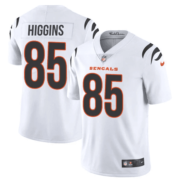 Tee Higgins Men's Cincinnati Bengals Regular Vapor White Jersey - All Stitched 