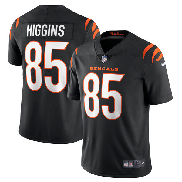 Tee Higgins Youth's Cincinnati Bengals Player Vapor Limited Black Jersey - All Stitched 