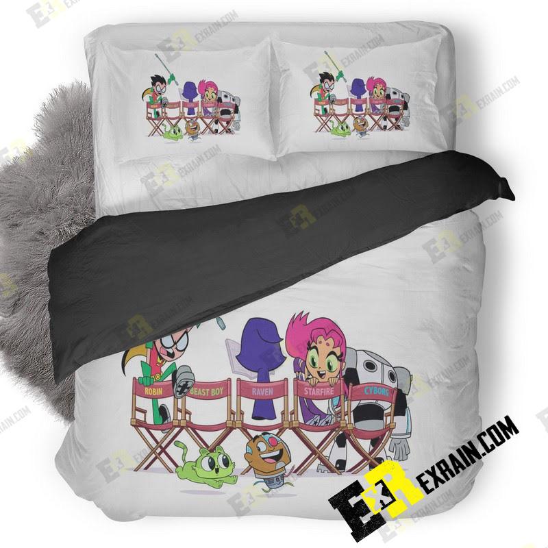 Teen Titans Go To The Movies Movie Xx 3D Customized Duvet Cover Bedding Set