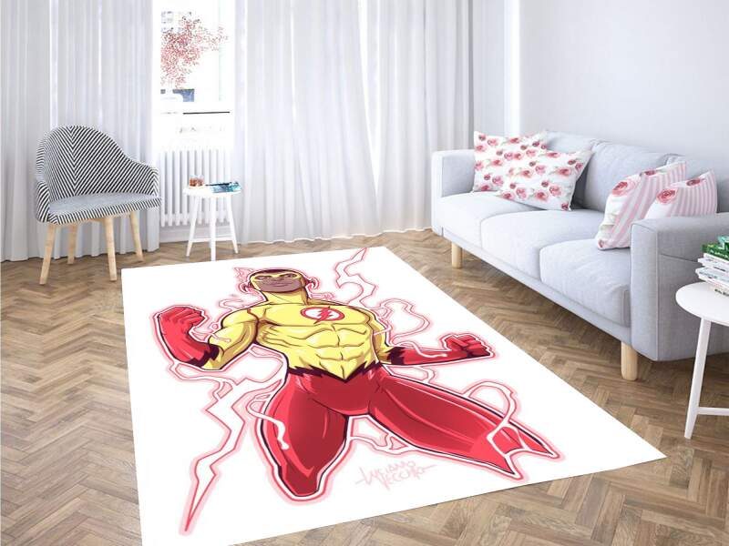 Teen Titans The Flash Carpet Rectangle Rug