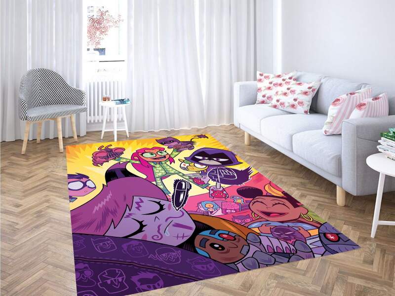 Teen Titans Tone Carpet Rectangle Rug
