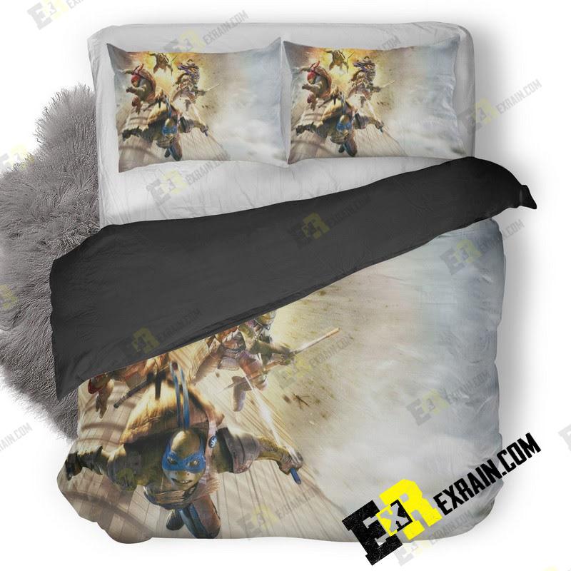 Teenage Mutant Ninja Turtles Movie 3D Customized Duvet Cover Bedding Set