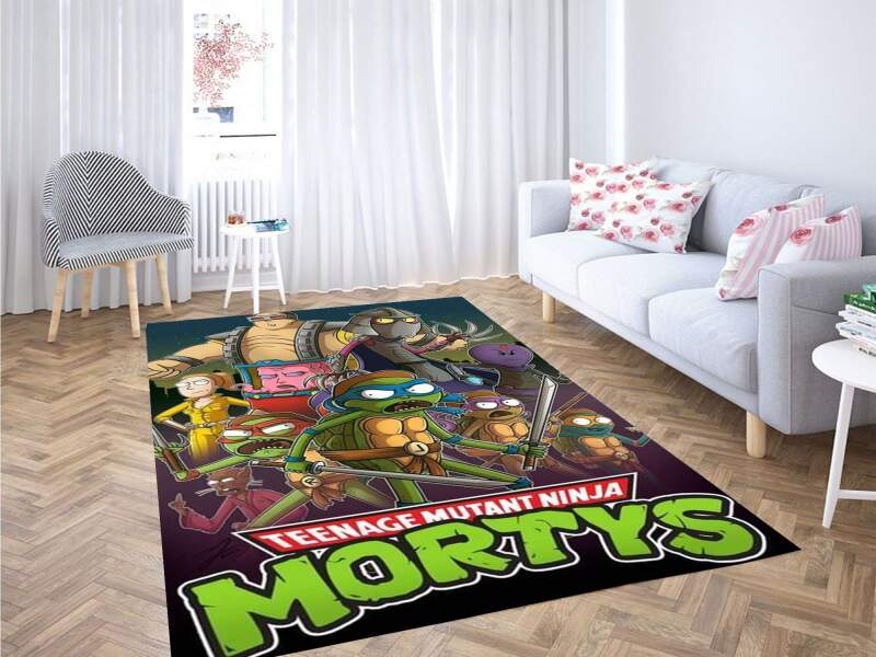 Teenage Mutant Ninja Turtles Wallpaper Carpet Rectangle Rug